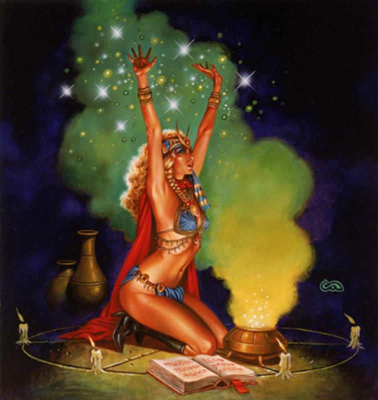 Pot Luck By Clyde Caldwell
