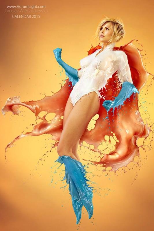 Power Girl By Jaroslav Wieczorkiewicz