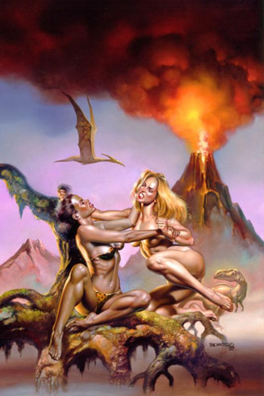 Primitive World II By Boris Vallejo