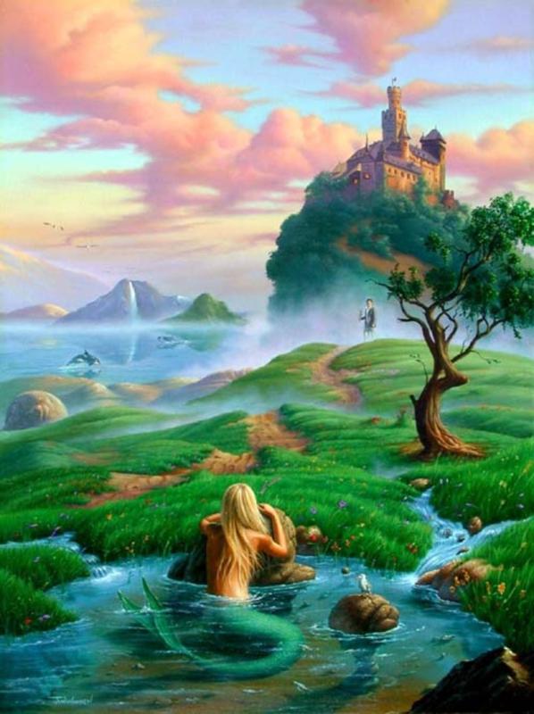 Prince And The Mermaid By Jim Warren