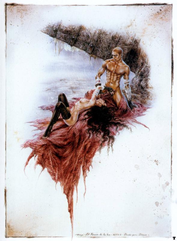 Prohibited Book I Rain For Danae By Luis Royo