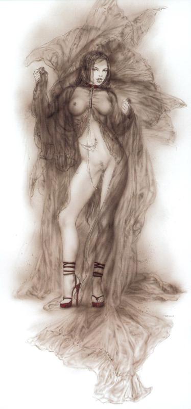 Prohibited Book III Black And Red By Luis Royo