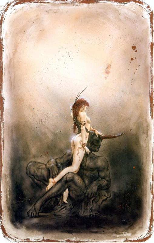 Prohibited Book III Eye Of Unicorn IX By Luis Royo