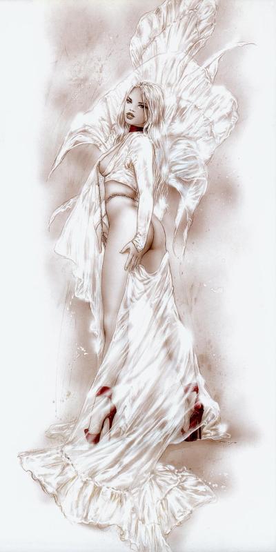 Prohibited Book III White And Red By Luis Royo