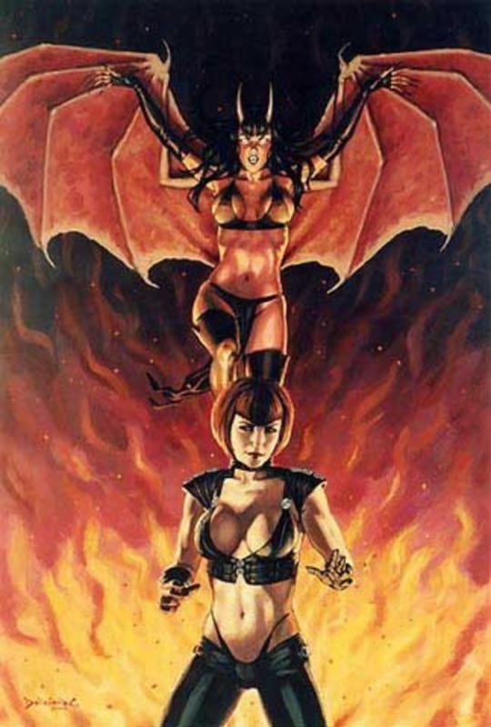 Purgatory Vs Chastity By Dorian Cleavenger