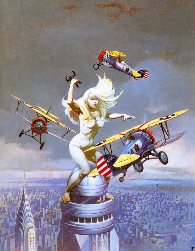 Queen Kong By Frank Frazetta