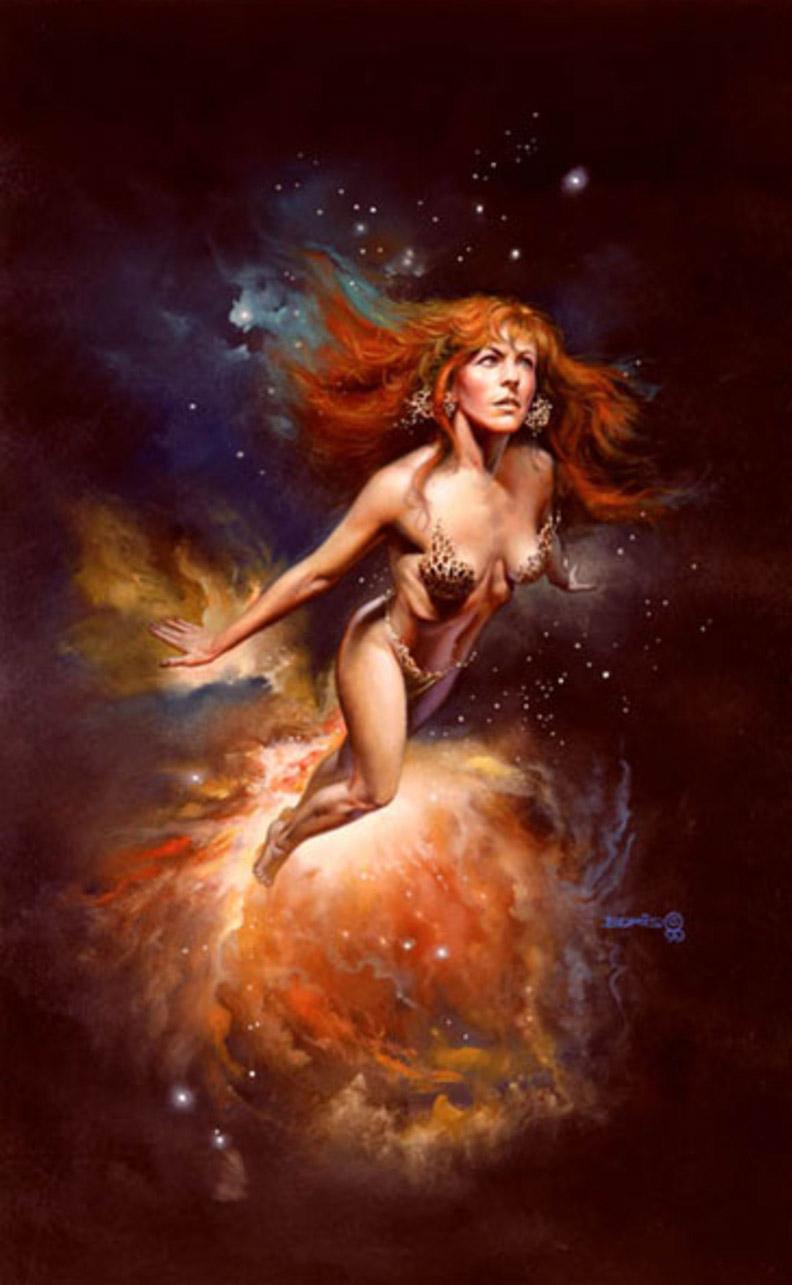 Queen Of The Galaxy By Boris Vallejo