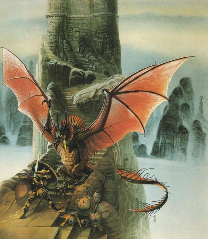 Red Dragon Challenge By Chris Achilleos
