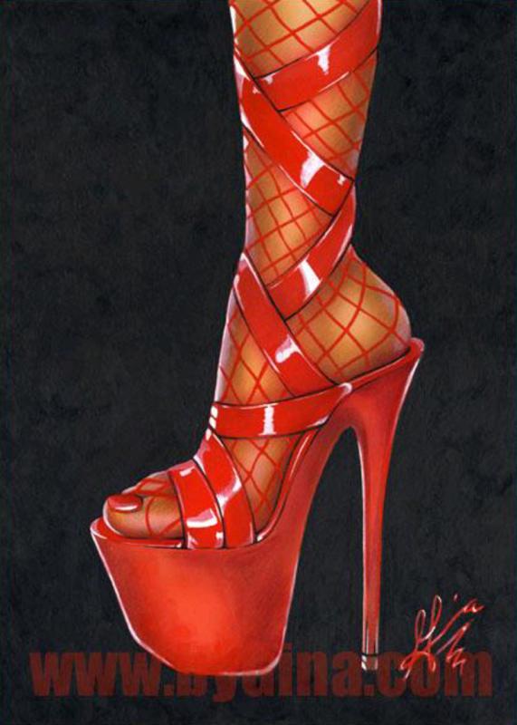 Red Size 6 By Gina King