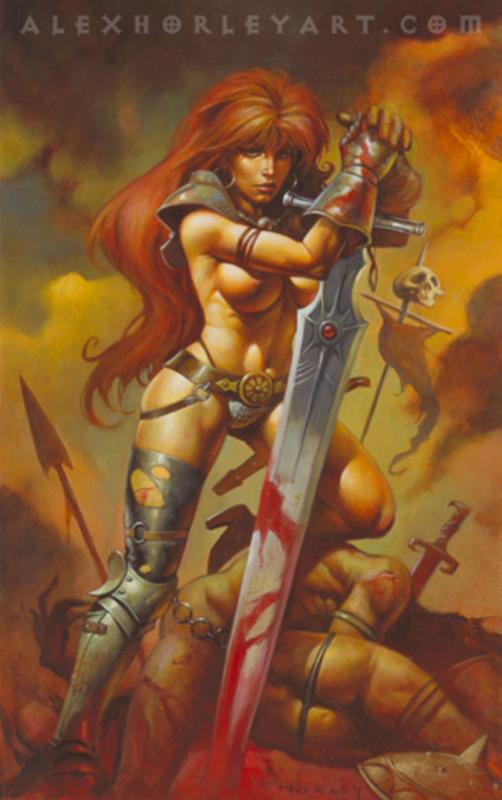 Red Stacy By Alex Horley
