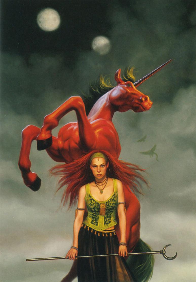 red unicorn