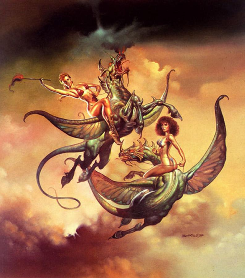 Riding By Boris Vallejo