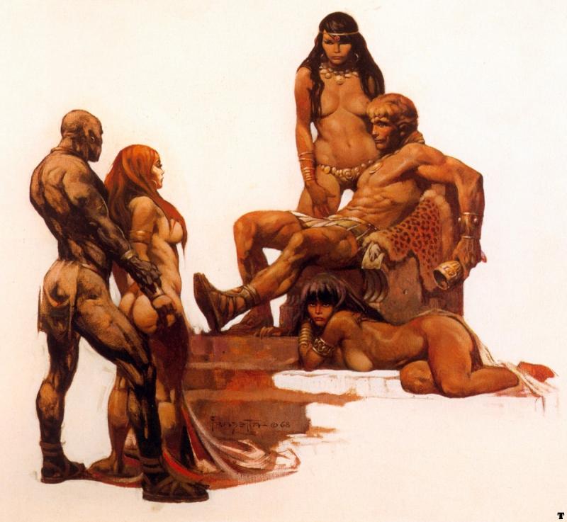 Rogue Roman By Frank Frazetta