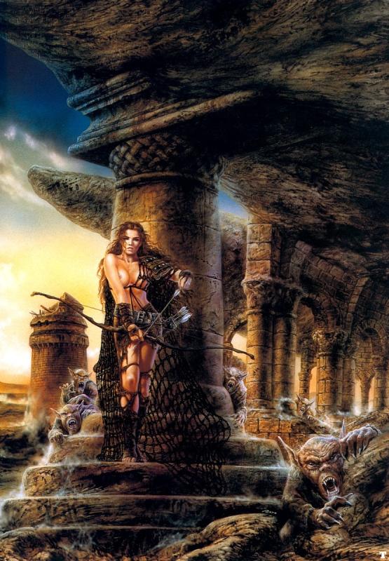 Roofs Of Fear Malefic By Luis Royo