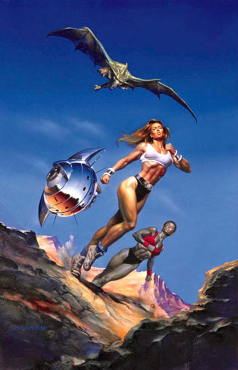 Runners By Boris Vallejo