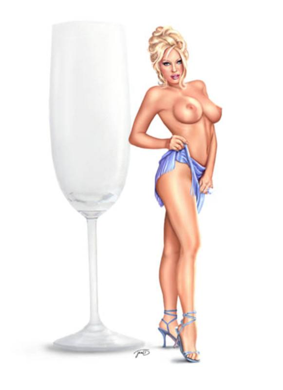 Ruthies Champagne Flute By Jessica Dougherty