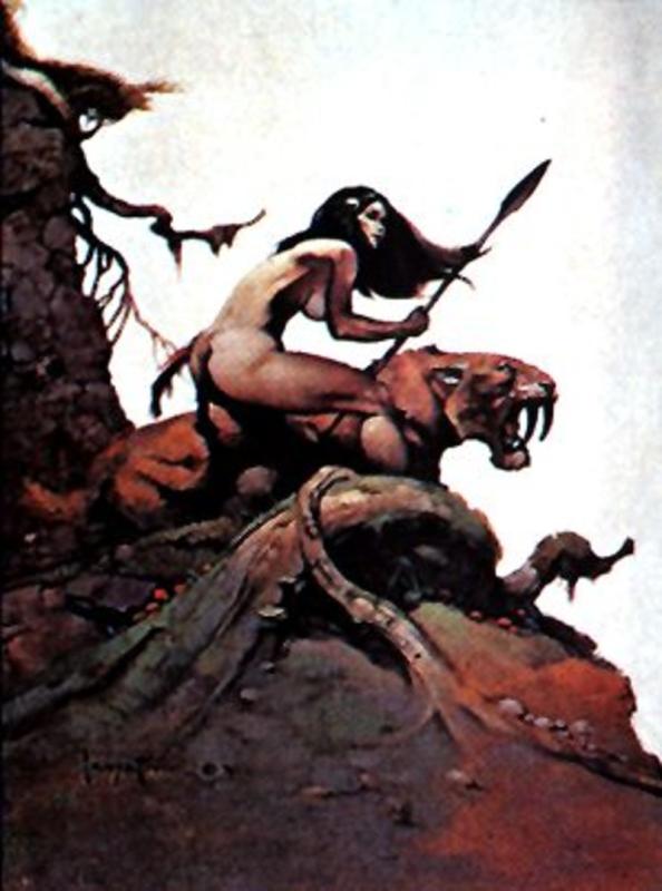 Savage Pell By Frank Frazetta