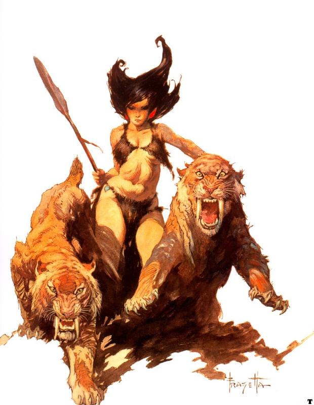 Savage Pellucidar By Frank Frazetta