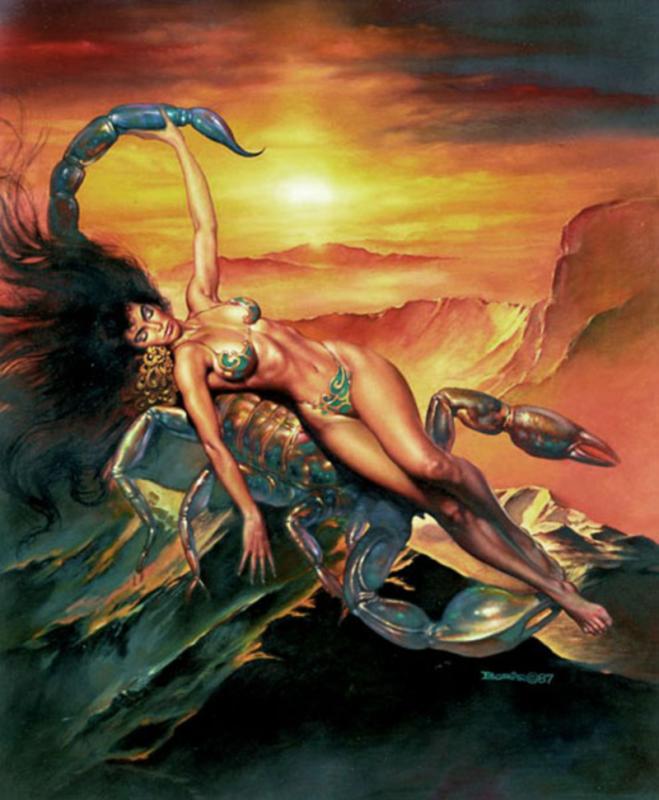 Scorpio By Boris Vallejo