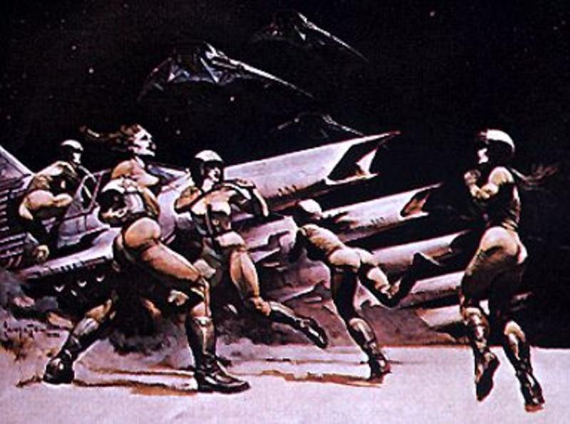 Scramble By Frank Frazetta