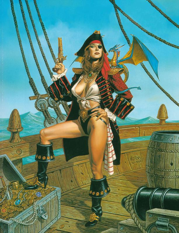 Sea Fox By Clyde Caldwell