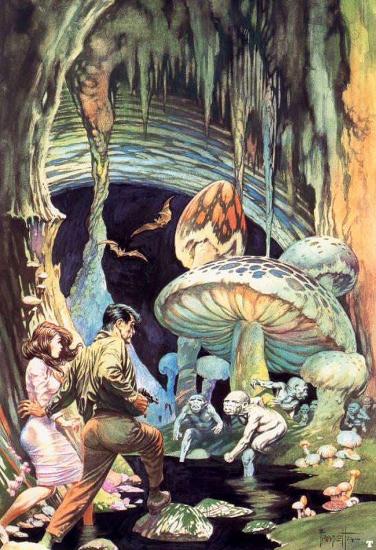 Secret People By Frank Frazetta