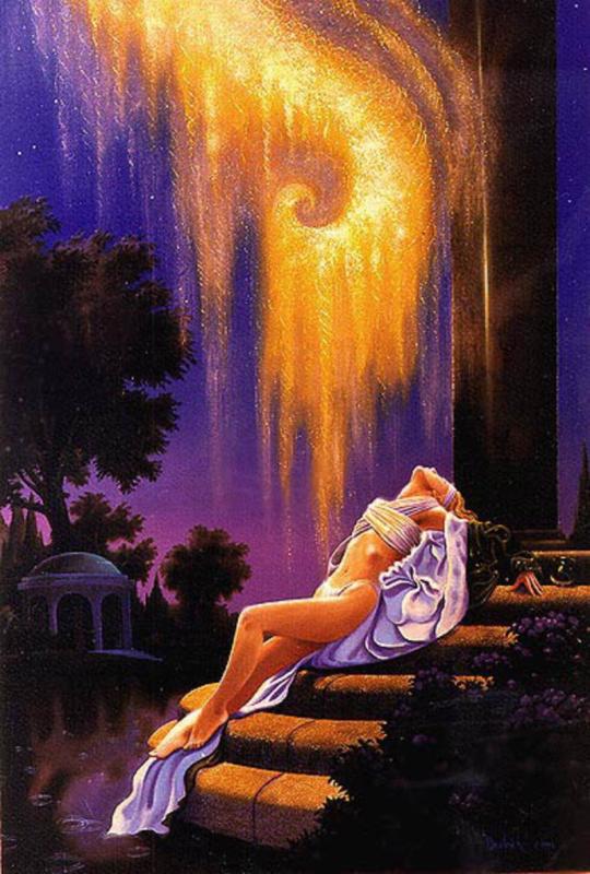 Seduction Of Danae By Jeffrey K Bedrick