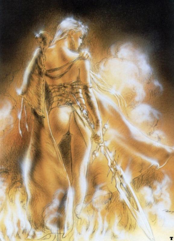 Seeds Of Nothing Study By Luis Royo