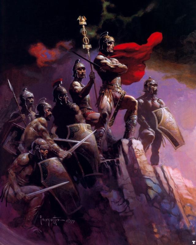 Seven Romans By Frank Frazetta
