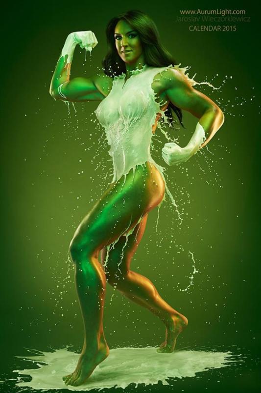 She Hulk By Jaroslav Wieczorkiewicz