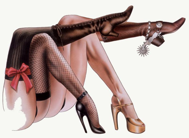 Shoe Fetish By Chris Achilleos
