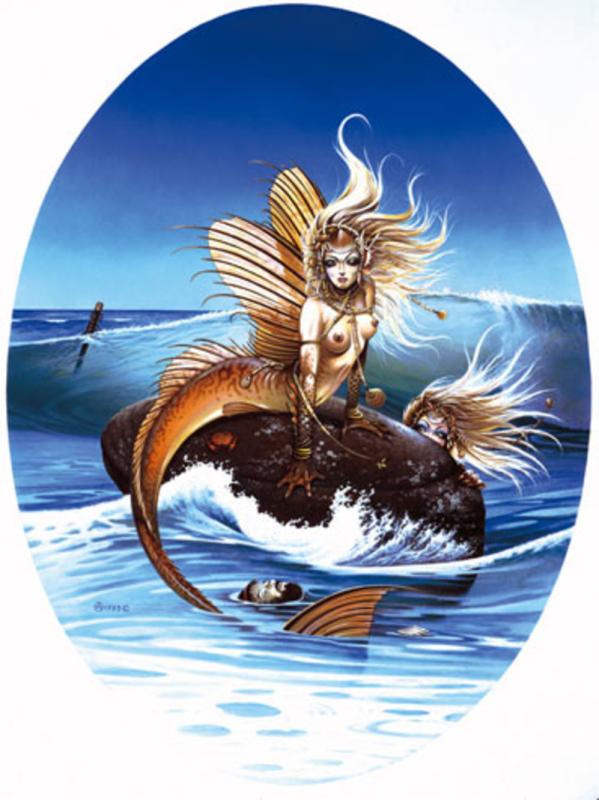 Siren Remorse By Chris Achilleos