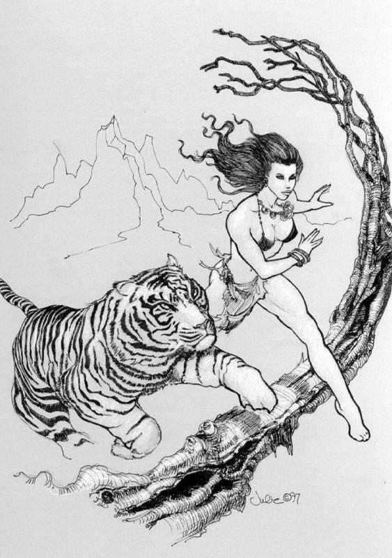 Sktch 04 By Julie Bell