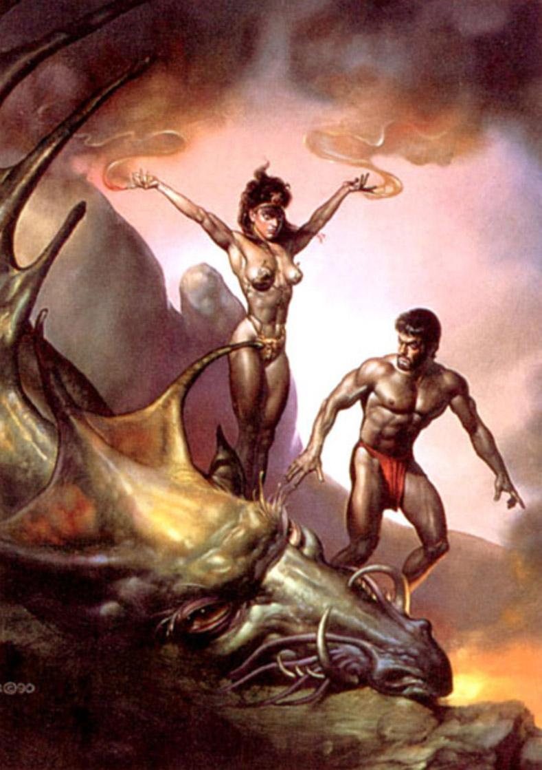 Sleep Of The Dragon By Boris Vallejo