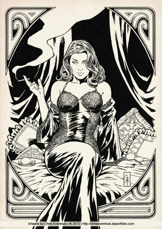 Smoking Vixen By Chris Evenhuis