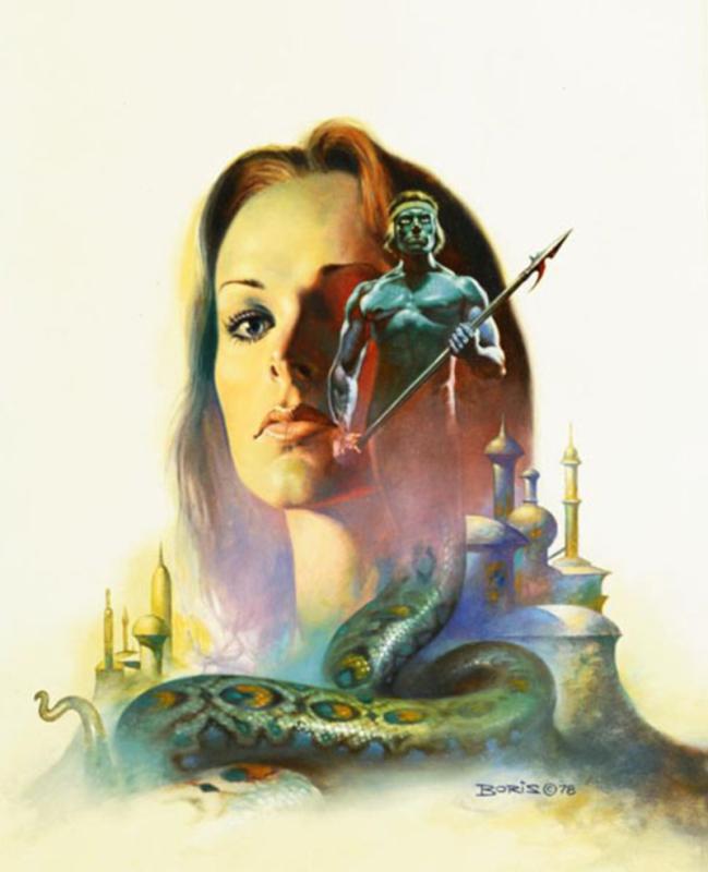 Snake King By Boris Vallejo