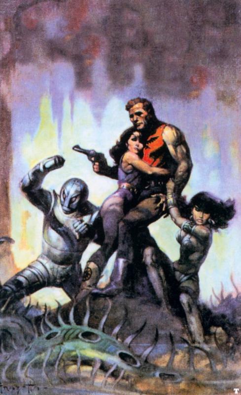 Solar Invasion By Frank Frazetta