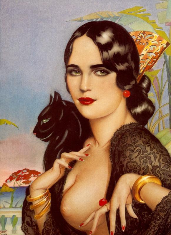 Spanish Gypsy 1928 Jt By Alberto Vargas