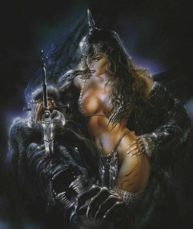 Spiked Helmet By Luis Royo