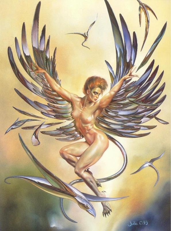 Steel Wings By Julie Bell