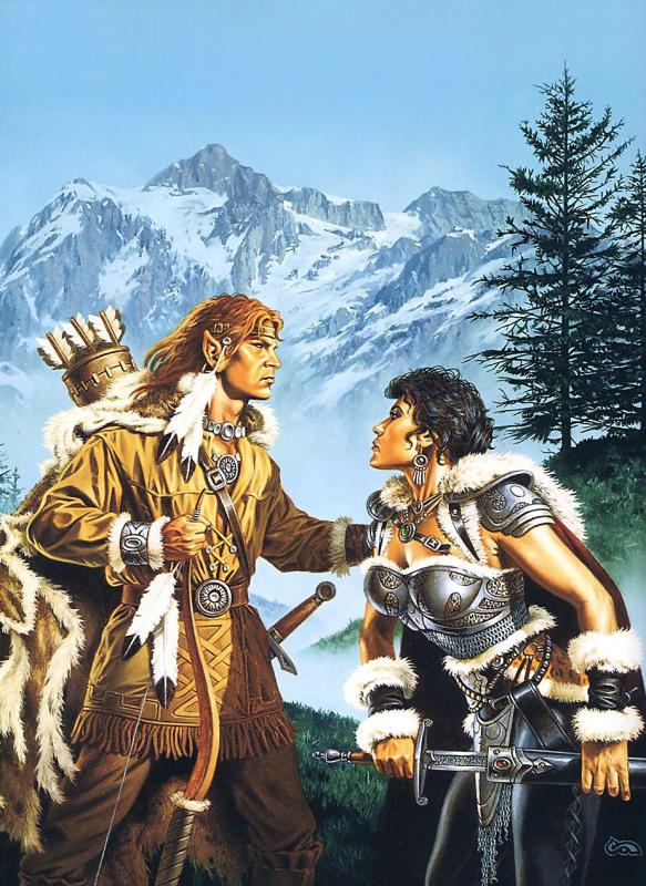 Steel And Stone By Clyde Caldwell