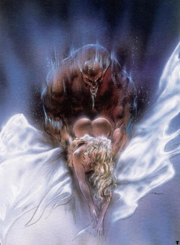Stern Faced Temptation By Luis Royo