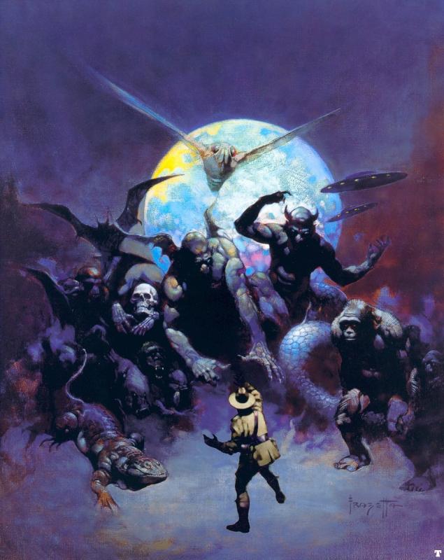 Strange Creatures By Frank Frazetta