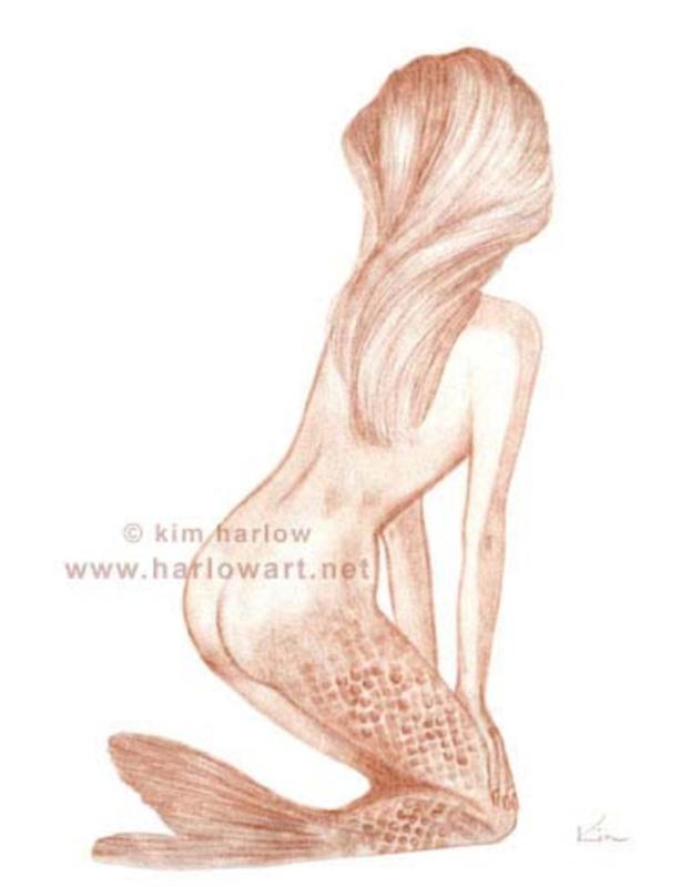 Study Mermaid By Kim Harlow