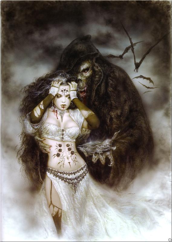 Subversive Beauty Cross Of The Night By Luis Royo
