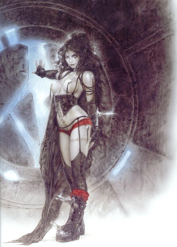 Subversive Beauty Dancer Of Pain Partial  By Luis Royo