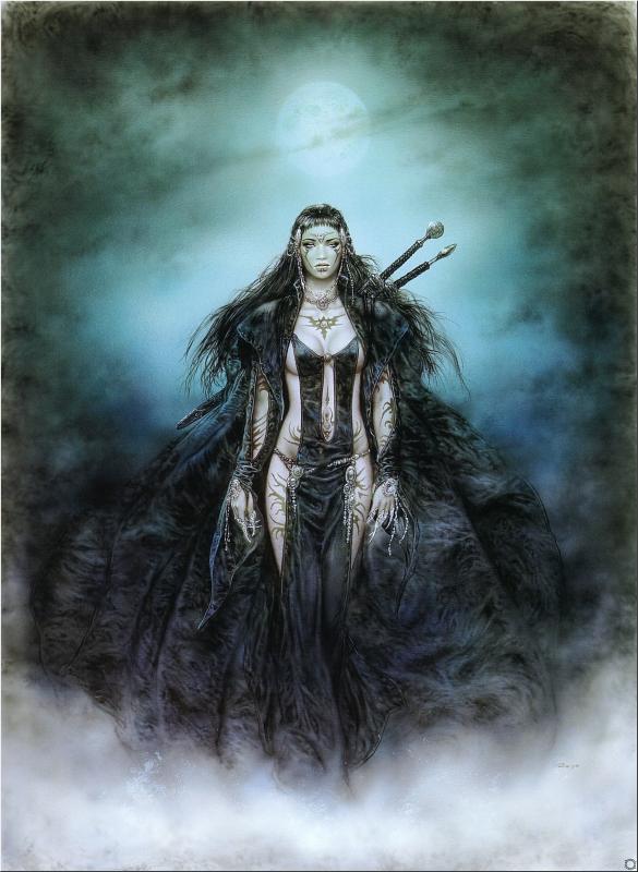 Subversive Beauty Daughter Of The Moon By Luis Royo