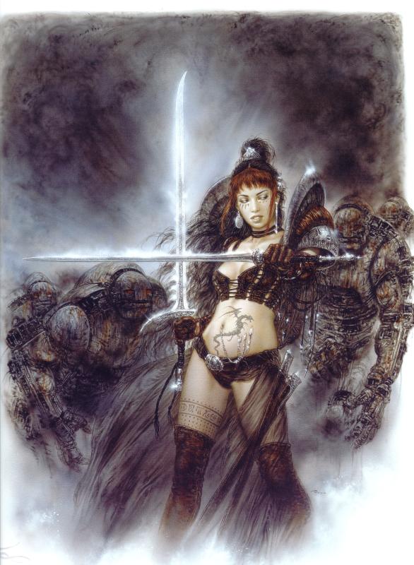 Subversive Beauty Eastern Cross By Luis Royo
