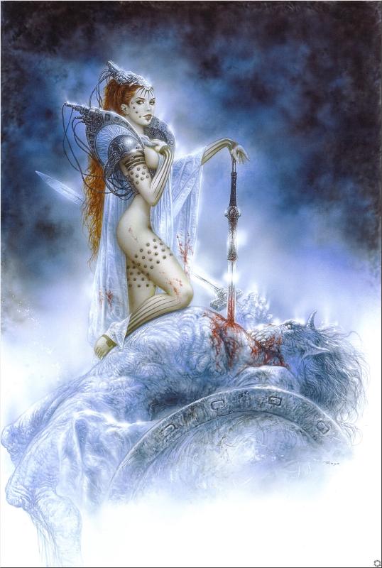 Subversive Beauty Fall Under Ishtar By Luis Royo