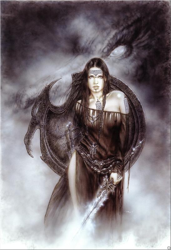 Subversive Beauty Guardian Of The Black Dragon By Luis Royo